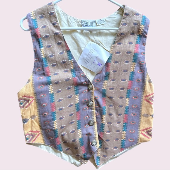 American Vintage Jackets & Blazers - Nwt vintage southwestern vest